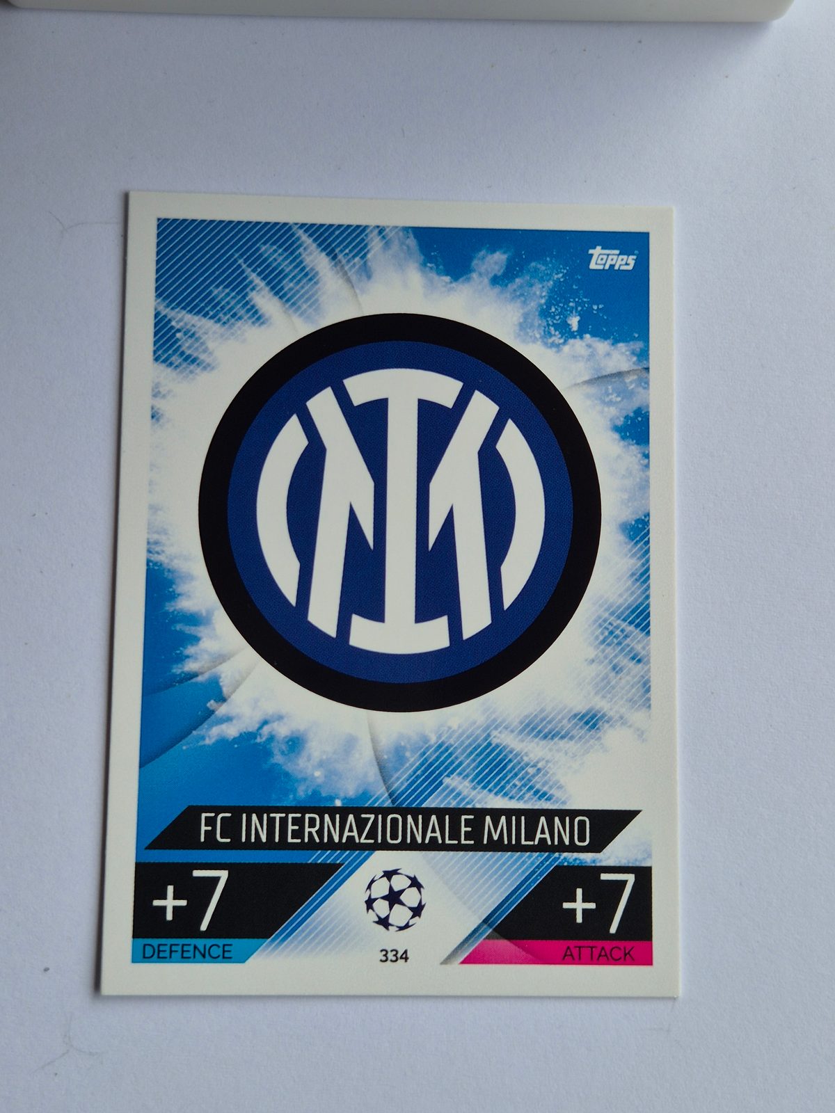 FC Internazionale Milano – Topps Match Attax UEFA Champions League #334 Base