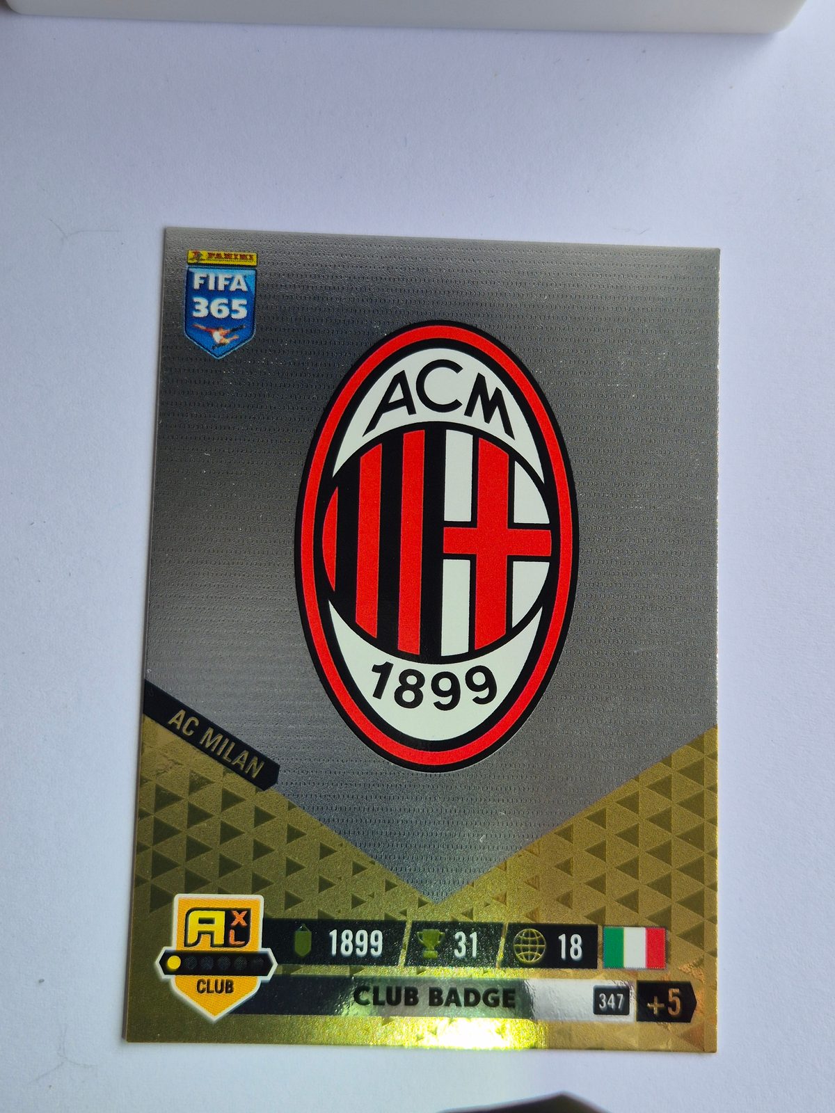 AC Milan – Panini FIFA 365 Adrenalyn XL Club Badge #347