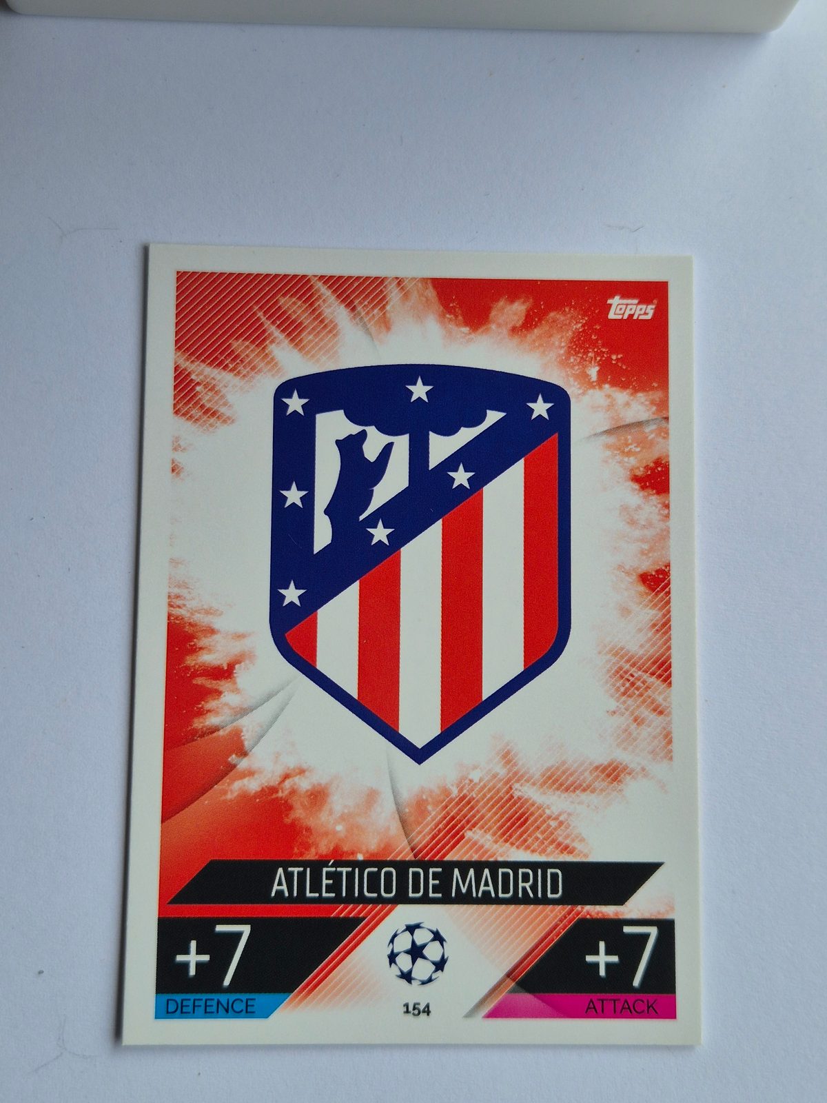 Atlético de Madrid – Topps Match Attax UEFA Champions League #154 Base