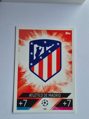 Atlético de Madrid – Topps Match Attax UEFA Champions League #154 Base – Atlético Madrid – Match Attax gyűjtői kártya