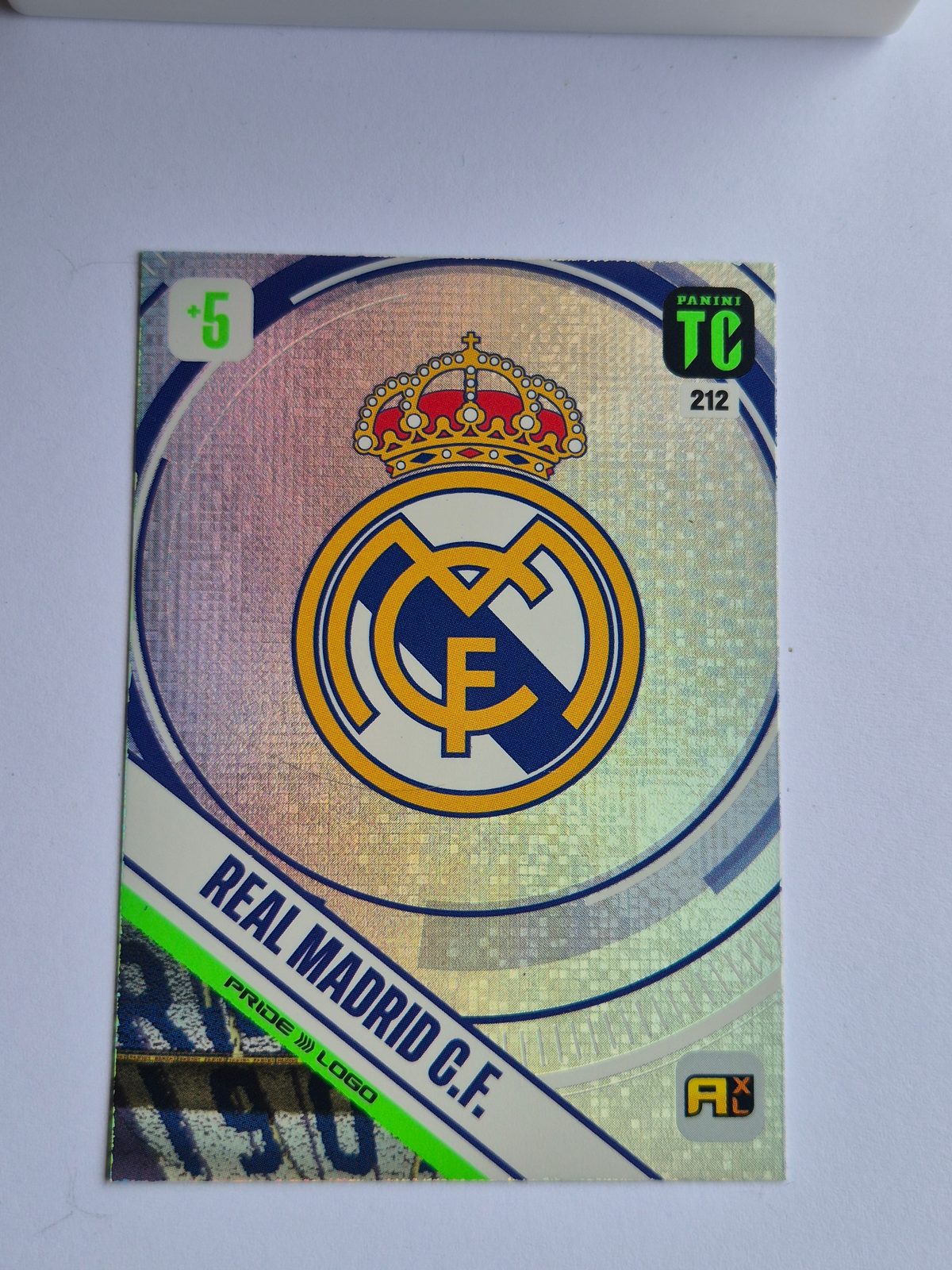 Real Madrid C.F. – Panini Adrenalyn XL Pride Logo #212 Holo