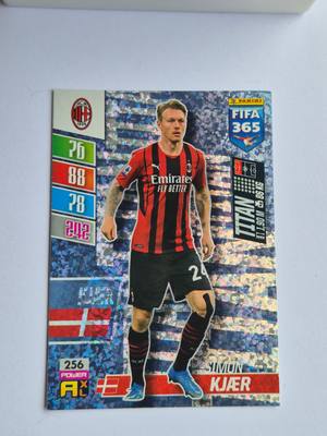 Simon Kjær – AC Milan – Panini FIFA 365 Match Attax #256 Titan – AC Milan – Match Attax gyűjtői kártya